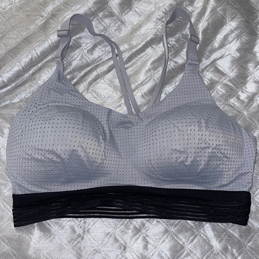 Gray Victoria’s Secret sports bra 36D